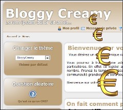 Thème BloggyCreamy