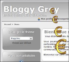 Thème BloggyGrey