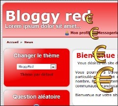 Thème BloggyRed