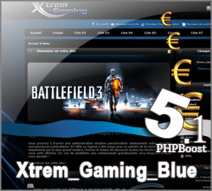 Thème Xtrem_Gaming_Blue