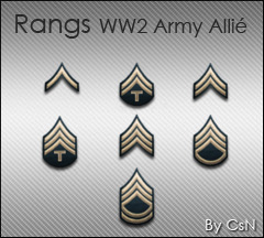 Rang WW2 Army Allié