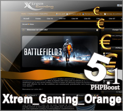 Thème Xtrem_Gaming_Orange