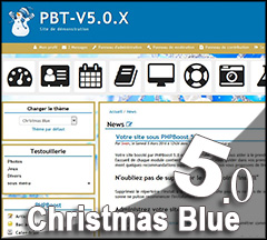 Thème Christmas Blue