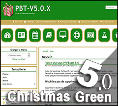 Thème Christmas Green
